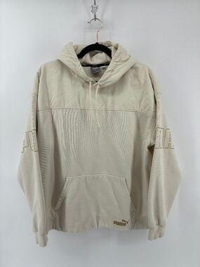 Puma Mens Hoodie in Ivory Glow